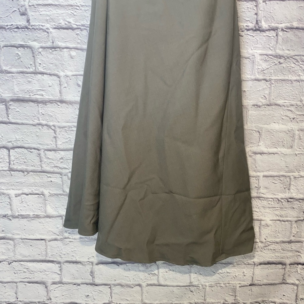 Zara. Grey Ruched Maxi Dress. NWT. Classic Silhouette. Size XS. - Picture 13 of 15